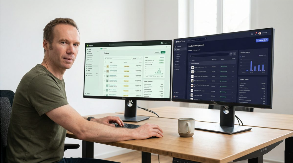 oxid oder shopify für b2b