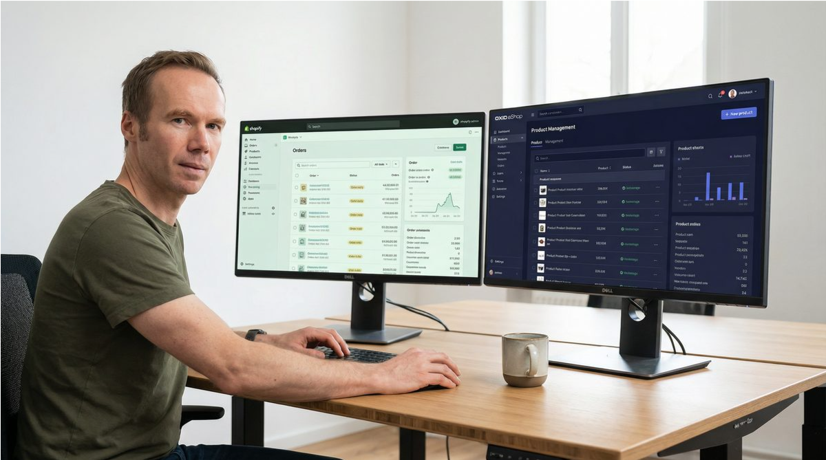 oxid oder shopify für b2b